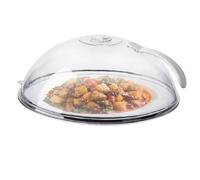 Scudo multiuso per Microonde - Coperchio di protezione termica con barriera anti-grasso, funzione di rilascio di vapore, cupola di conservazione riutilizzabile, costruzione resistente