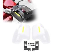 Scudo Paramani Universale per Moto per Y&amaha XT1200Z Super Tenere XJR FJR 1300 FZ1 FAZER Protezione per La Mano Parabrezza Protezione (Color : White)