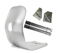 SCUDO PER PIAGGIO VESPA 50 SPECIAL LAMIERATO COMPLETO DI PEDANA CON RINFORZI