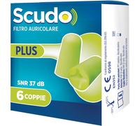 Scudo PLUS Filtro Auricolare in Schiuma 12 pz Tappi per le orecchie