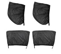 Scudo termico 4 Pezzi Tende Parasole Per Auto, Tendine Per Finestrini Laterali, Zanzariera Repellente, Parasole Per Lunotto Anteriore E Posteriore.