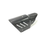 Scudo Termico Copertura antiscottatura per scudo termico di scarico per motocicletta adatta per Yamaha MT03 R3 R6 in vera fibra di carbonio Antiscottatura Marmitta Moto(Fake Carbon)