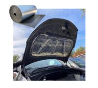 Scudo termico fonoassorbente autoadesivo, isolamento in cotone da 5-30 mm con foglio di alluminio, for uso automobilistico, tubi, pareti, tetti, multiuso(1*9m/3.2*30ft,10MM(THK))