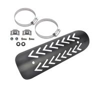 Scudo termico per moto, scudo termico di scarico moto - Protezione di calore anti-calcolo del tubo - per moto senza slittamento resistenti al calore, senza slittamento per la r