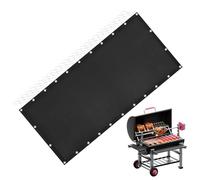 Scudo termico per stufa in legno, scudo a parete per stufa a legno,scudo termico per barbecue per stufa | Copricarta barbecue da giardino ignifugo per il campeggio