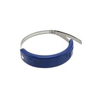 Scudo Termico Protezione universale per tubo di scarico rotondo per moto da 100-160 mm, anelli di fissaggio per scarico adatti a scooter e ciclomotori Antiscottatura Marmitta Moto(Blue)
