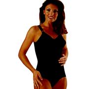 Scudotex Body modellatore Cotton Confort con Cerniera coppa C nero Nero