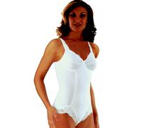 Scudotex Body modellatore Silhouette Charme Pizzo Corto coppa C bianco Bianco