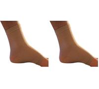 SCUDOTEX Cavigliera Poliestensibile, Cotone Naturale, Taglia 3 (Confezione da 2)