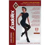 Scudotex Collant Coprente Lusso, Maglia Rete, Nero, 70 Denari, Misura 2