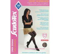SCUDOTEX Collant Extra, 140 Denari, Nero, Misura 4, 1 unità, 1