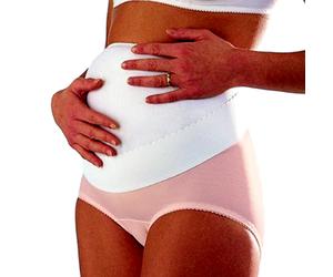 Scudotex Fascia sostenitiva Gestante Cotton Mater regolabile in cotone Bianco