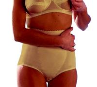 Scudotex Guaina contenitiva Cotton Lady Corta Nudo con fascia alzabusto Beige