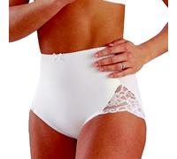 Scudotex Guaina contenitiva Elegant Cotton Pizzo Bianca post parto con rinforzi