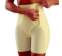 Scudotex Guaina sottoseno sostenitiva Mirage con gamba a pantaloncino champagne