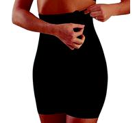 Scudotex Guaina sottoseno sostenitiva Mirage con gamba a pantaloncino nero Nero