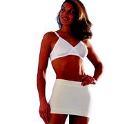 Scudotex tutore fascia lombare tubolare elastica Cotton H 27cm Bianco