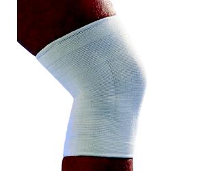 Scudotex Tutore Ginocchio ginocchiera Sporting elasticità differenziata Bianco