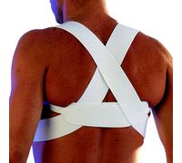 Scudotex tutore ortopedico posturale Raddrizzaspalle incrociato Bianco