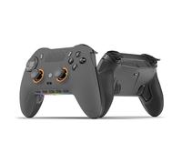 SCUF ENVISION PRO V2 (2025) Controller gioco wireless PC - Grigio Acciaio | Impugnature anti-drift, Cinque tasti G riutilizzabili, Paddle posteriori riutilizzabili, Grilletto istantaneo