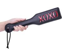 Sculacciatore 32 cm Premium paddle nero Bondage BDSM Fetish Fetish pelle