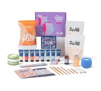 Sculpd Kit completo per la creazione di candele e ceramiche, set artistico per 2 persone: include argilla secca all'aria, cera di soia, profumo e strumenti, regalo fai da te per adulti, candele