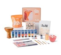 Sculpd Kit per realizzare candele e ceramiche, set artistico completo: include argilla asciutta all'aria, cera di soia, 4 penne, profumo e strumenti, regalo fai da te per adulti, adolescenti, uomini e