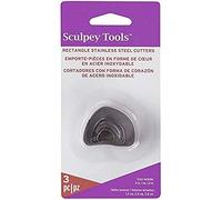 Sculpey AMM1014 Premo Cutter Set 3/Pkg-Rettangolo irregolare, Silicone