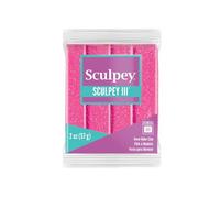 Sculpey Argilla polimerica 2 Oz PNK GLTTR, Rosa Glitter