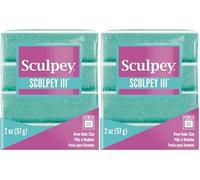 Sculpey Argilla polimerica Turq GLTTR, 7 Oz (Confezione da 2)