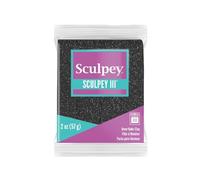 Sculpey III - Argilla polimerica 56,7 g, colore: Nero