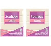 Sculpey POSU6647 Souffle Argilla, Avorio (Confezione da 2)