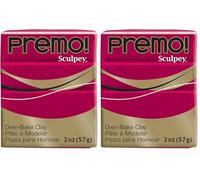 Sculpey Premo (Cremisi Hue (Confezione da 2)