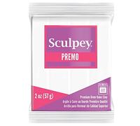 Sculpey Premo Polymer Clay 2 Ounces-White, Bianco, 57 gr, unità