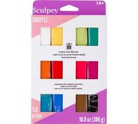 Sculpey Soufflé Polymer Clay 306g Mix Pack (12 Colors)