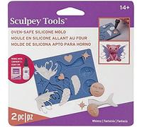 Sculpey Tools™ - Stampo flessibile in silicone sicuro per forno, perfetta creazione di gioielli e tutti gli altri tipi di mestieri! Utilizzare con argilla da forno, Sculpey® liquido e resina