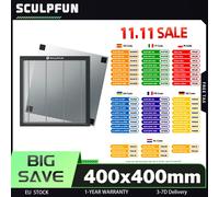 SCULPFUN 400x400mm Piattaforma da tavolo da lavoro a nido d'ape per taglio laser per macchina da taglio per incisore laser a diodi o CO2, acciaio