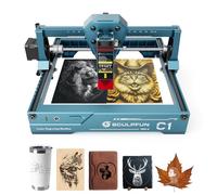 SCULPFUN C1 Mini incisore laser, macchina per incisione laser portatile 3 W con punto ultra fine 0,04 mm, nessuna installazione richiesta, per principianti, dispositivo per incisione su legno metallo