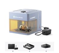 SCULPFUN Deluxe iCube Ultra PAC3 - Kit di aggiornamento con fotocamera iCAM, mini scooter RA, pompa ad aria iAP e piastra da taglio