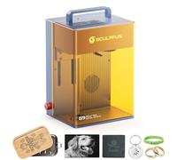 SCULPFUN G9 Macchina per incisione laser portatile 2 in 1 con IR e laser a diodi, doppia uscita laser, incisione laser ad alta velocità, incisione laser ad alta precisione, 0,01 mm, per legno gioielli