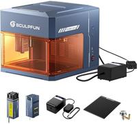 SCULPFUN iCube Ultra Moduli doppi Macchina per incisione laser con Air Assist e Piastra di taglio, laser a diodo 12 W + laser a infrarossi 1,2 W, Completamente chiuso incisore taglierina laser
