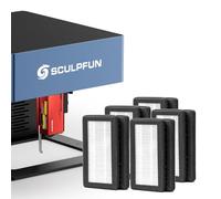 SCULPFUN Macchina per incisione laser iCube Area iCube Pro Max Filtri originali in cotone Set di 5 filtri standard in cotone facile da installare per evitare vapori nocivi