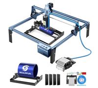SCULPFUN Macchina per incisione laser S9, con rullo rotativo laser, Air Assist, 90 W, ad alta precisione, per incisione laser CNC ad alta precisione, per legno da 15 mm