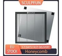 SCULPFUN Piattaforma da tavolo da lavoro a nido d'ape per taglio laser per macchina da taglio per incisore laser a CO2 o diodo, 400x400x22mm