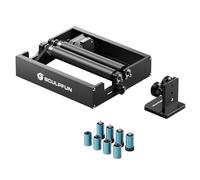 SCULPFUN RA Mini rullo rotante laser per macchine per incisione laser C1, iCube, iCube Pro, iCube Pro Max e iCube Ultra - Rullo per incidere oggetti cilindrici, regolazione continua, plug-and-play