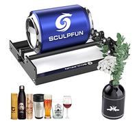 SCULPFUN Rotary Roller - Rullo Rotante laser per Laser incisore a forma di asse Y, rotazione di 360° per incisioni laser di oggetti cilindrici (inclusi 4 piedini rialzati), per S9 S10 S30