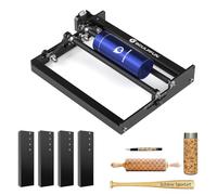 SCULPFUN Rullo rotante laser, incisore laser a Y, rotazione a 360° per l'incisione laser di oggetti cilindrici, lattine (con 4 piedini di sollevamento)