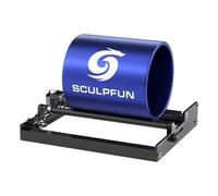 SCULPFUN Rullo Rotante per Incisione, Modulo Asse Y, Attacco a 360° per Oggetti Cilindrici, Compatibile con Maggior Parte Macchine per Incisione Laser