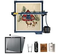 SCULPFUN S30 Pro Max incisione laser con tavolo da lavoro a nido d'ape, 400 x 400 x 22 mm, taglierina laser da 20W, controllo automatico Air Assist, colore scultura in metallo