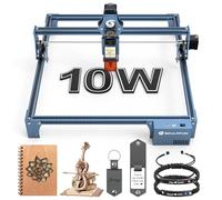 SCULPFUN S9 Pro 10W macchina per incisione laser fai da te Incisore laser da 10W Tecnologia di modellazione del fascio laser Ultra-fine 0,06 mm messa a fuoco del laser